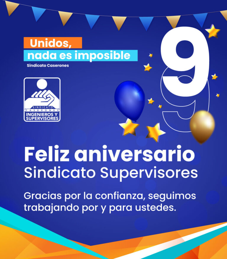 Cumplimos 9 años como organización sindical