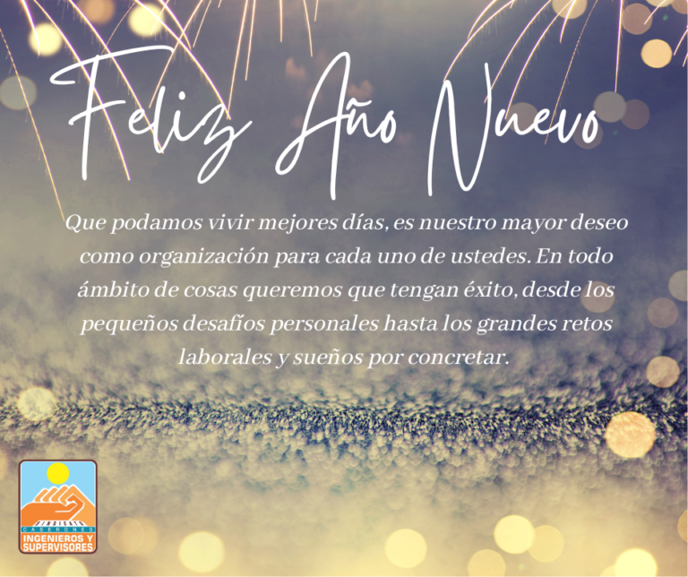 Feliz Año Nuevo queridos socios y socias
