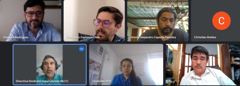 Directores del sindicato y de Fesumin se reúnen con expertos en temas sociolaborales