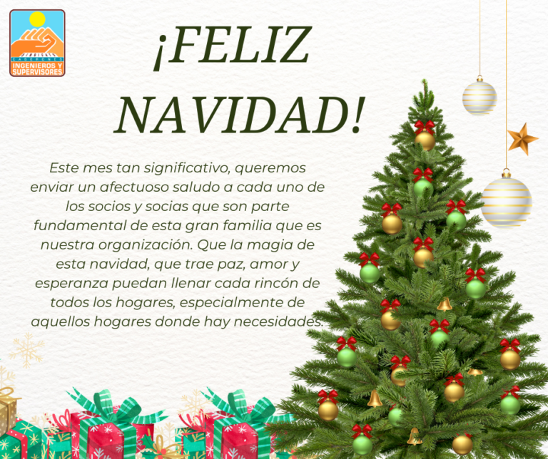 ¡Feliz Navidad, socios y socias!